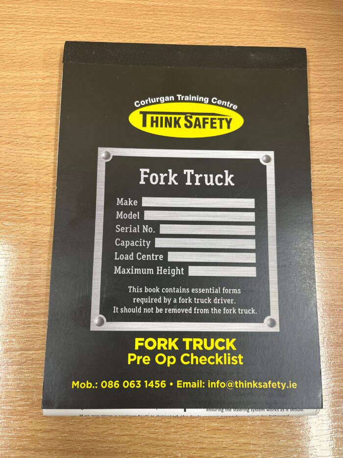 Fork Truck Checklist Booklet